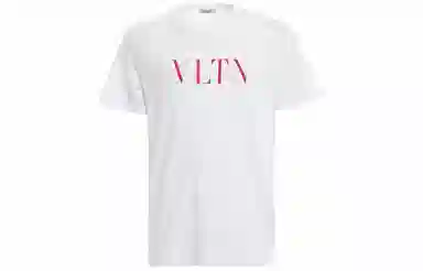 Valentino Letter Print T-Shirt White