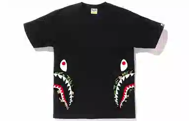 A BATHING APE ABC Side Shark Tee