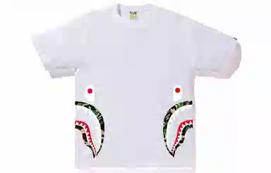 A BATHING APE ABC Side Shark Tee