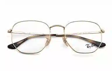 RayBan Hexagonal Metal Frame Gold