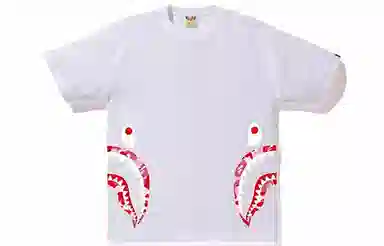 A BATHING APE ABC Side Shark Tee