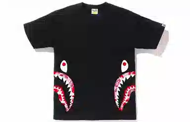 A BATHING APE ABC Side Shark Tee