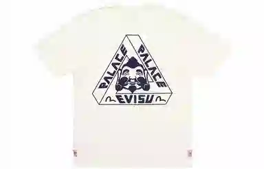 PALACE x EVISU Logo T-shirt White