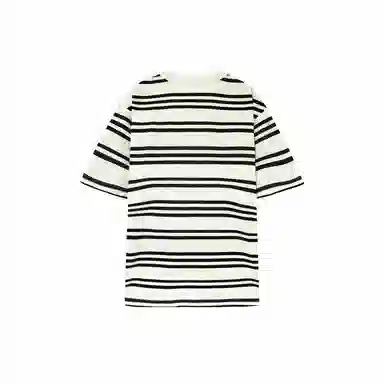 WILD LEADER Retro Crewneck T-Shirt Beige