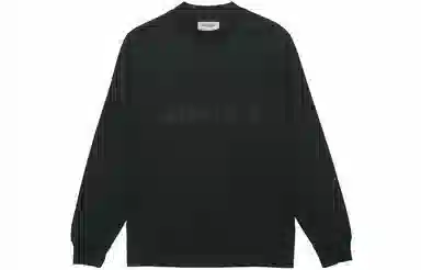 Fear of God Essentials FW20 Logo Long Sleeve T-Shirt Black