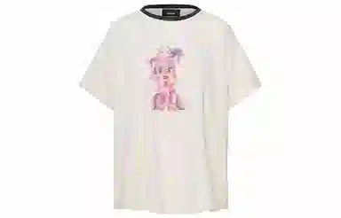WE11DONE Monster Ink Monster Tee White