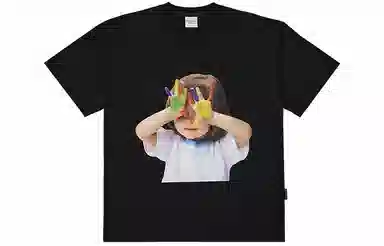 acme de la vie ADLV Logo Graffiti Girl T-Shirt Black