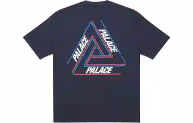 PALACE Basically A Triferg T-shirt Navy T