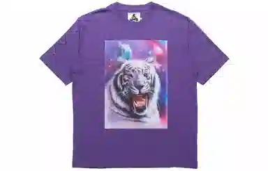 PALACE SS21 x AMG T-Shirt Purple LogoT