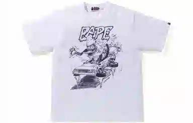 A BATHING APE x READYMADE Shark Camo T-Shirt