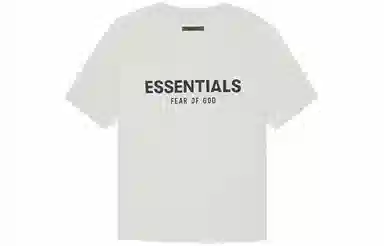Fear of God Essentials SS21 Short Sleeve Tee Light Heather Oatmeal