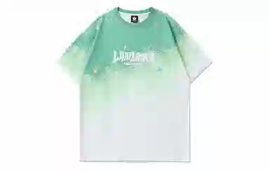 LAMLICKA Gradient Green Tee