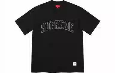 Supreme SS23 Week 1 SKETCH EMBROIDERED SS TOP LogoT