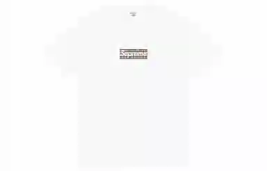 Supreme x Burberry Box Logo Tee