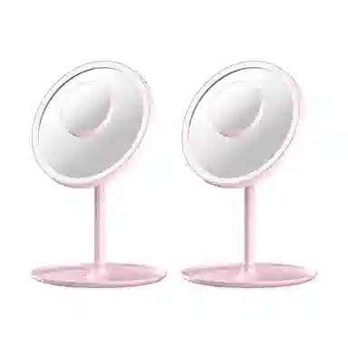 静玲珑 圆形补光台式化妆镜