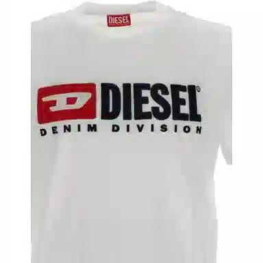 Diesel SS23 Logo Print T-Shirt White
