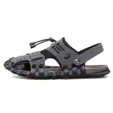 金迈王 超纤皮 舒适简约户外通勤时尚潮流 沙滩凉鞋 男款