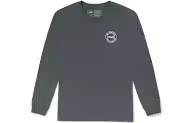 Vans Logo Crewneck Long Sleeve Grey