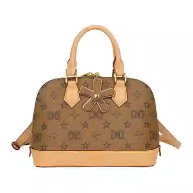 Daphne PVC Handbag Beige