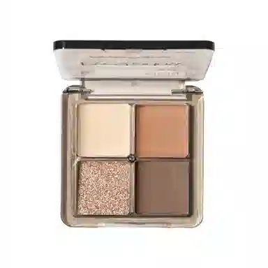 丽洁悠 四色眼影盘清冷舞台妆 亮泽修饰轮廓提亮肤色