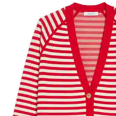 MaxMara Tenore Jacquard Viscose Cardigan