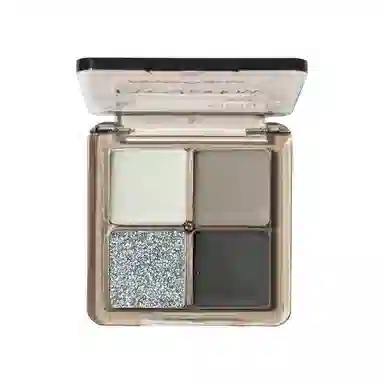 丽洁悠 四色眼影盘清冷舞台妆 亮泽修饰轮廓提亮肤色