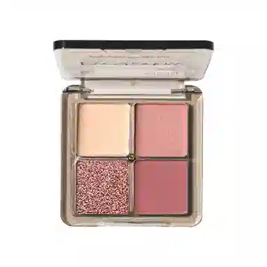 丽洁悠 四色眼影盘清冷舞台妆 亮泽修饰轮廓提亮肤色