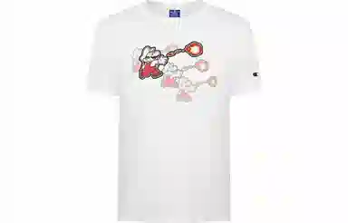 Champion x Nintendo Super Mario T-Shirt White