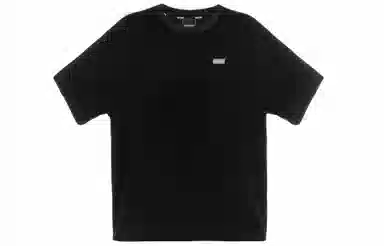 TEAM WANG Velvet T-Shirt Black