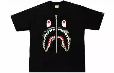 A BATHING APE BAPE Shark Camo T-Shirt