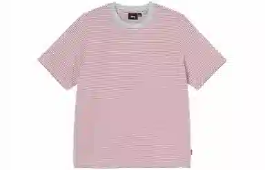 Stussy Striped Crewneck Tee