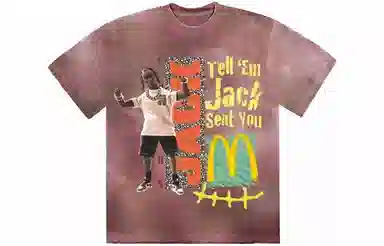 Travis Scott x McDonald's Smile Tee Purple