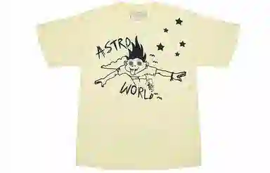Travis Scott Cactus Jack Look Mom I Can Fly Tee Yellow