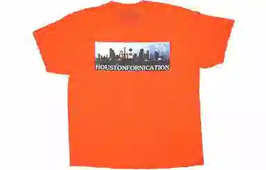 Travis Scott Cactus Jack Houston Exclusive Orange Tee