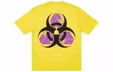 PALACEBIO HAZRD T-SHIRT YELLOW LogoT