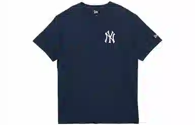 New Era Yankees Crewneck Tee Navy