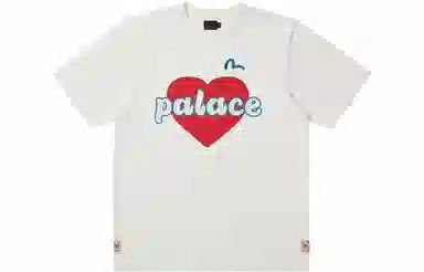 PALACE x EVISU Heart T-Shirt White