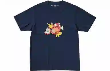 UNIQLO x Pokémon Anime Print Tee Navy