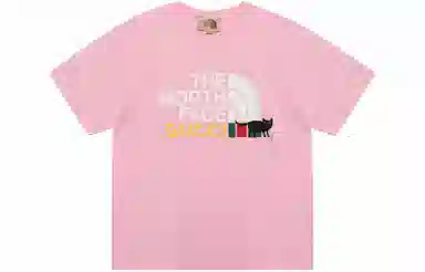 Gucci x The North Face T-Shirt Pink