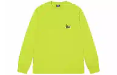 Stussy Classic Logo Crewneck Long Sleeve Tee