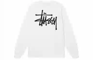 Stussy Classic Logo Crewneck Long Sleeve Tee