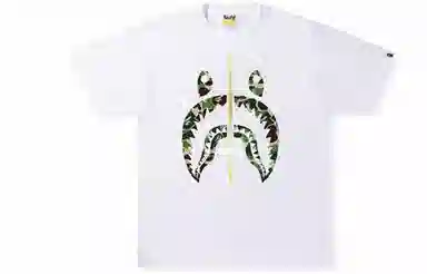 A BATHING APE Abc Camo Shark Tee T