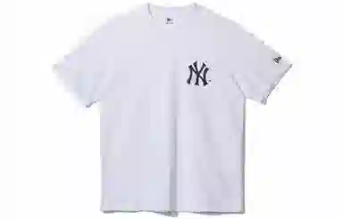 New Era MLB Yankees Tee White