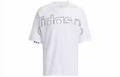 adidas Neo Printed Crew Neck T-Shirt White