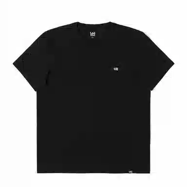 Lee Xline Logo Print Tee Black
