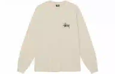 Stussy Classic Logo Crewneck Long Sleeve Tee