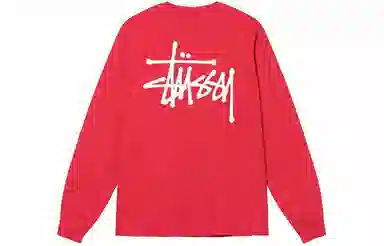 Stussy Classic Logo Crewneck Long Sleeve Tee