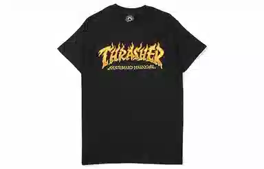 Thrasher Fire Logo S/S