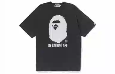 A BATHING APE Logo Print Crewneck T-Shirt