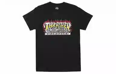 Thrasher Krak Skulls S/S Black